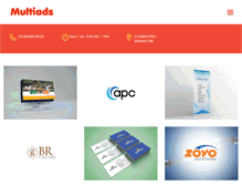 Tablet Screenshot of multiads.in